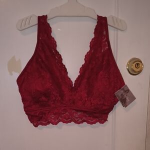 NWT Smart & Sexy | Deep Red Lace Bralette